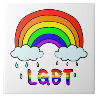 Lindo Arco-Íris Fofo LGBTQ Doodle