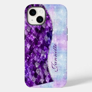 Lindo Brilho Falso Roxo Íris Sereia