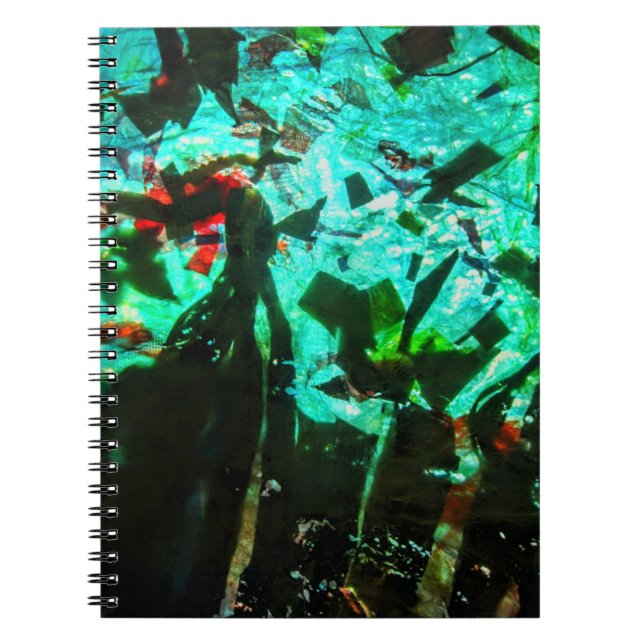 Lindo Caderno de Fotos Espiral Azul Brilhante, Fre (Frente)