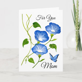Lindo Cartão de Saudação com Aquarela Floral