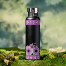 Lindo Casamento Floral Roxo Nome Dama de Honra