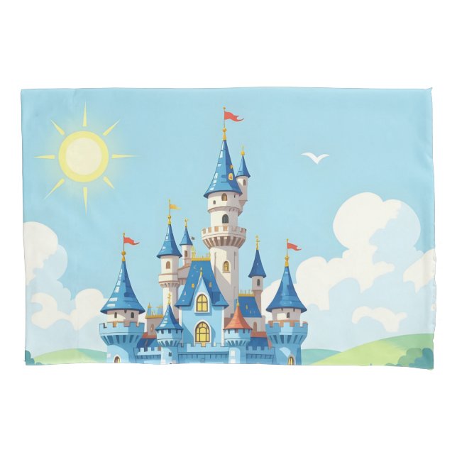 Lindo castelo azul e branco (Frente)