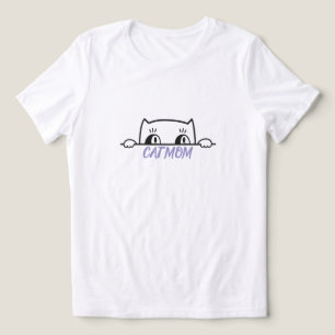 Lindo design simples para mulheres amantes de gato