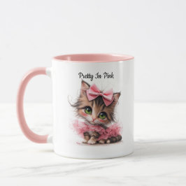 Lindo em Rosa. – Caneca de Gatinho