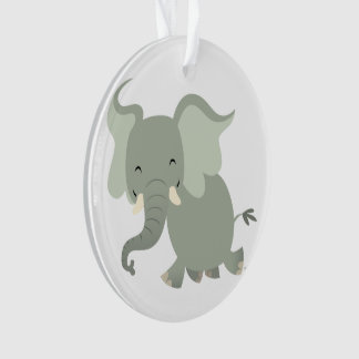 Lindo Enfeite de Acrílico de Elefante de Desenho A