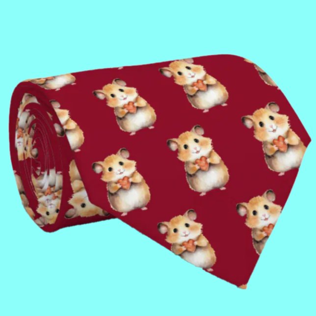 Lindo hamster com gravata de coração (Criador carregado)