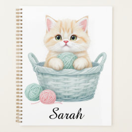 Lindo Kit de Fio de Gato Espiral Planejador