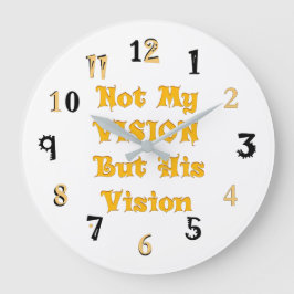 Lindo mostrador de relógio com visão dourada