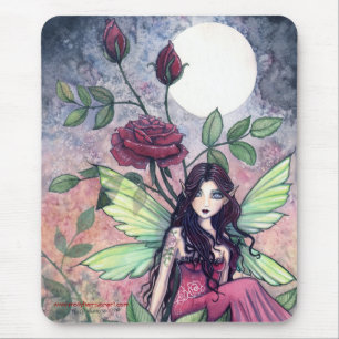 Lindo Mouse Pad Rosa Gótica por Molly Harrison