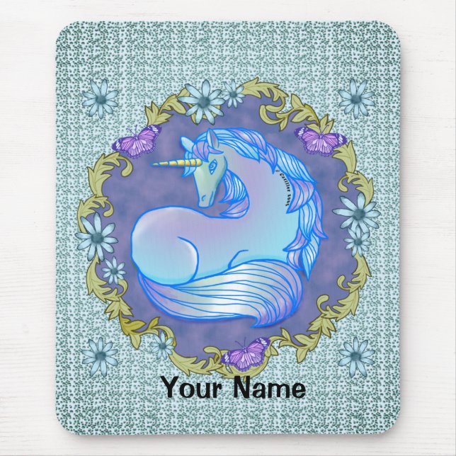 Lindo Mousepad de Unicórnio (Frente)