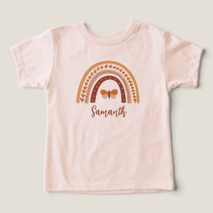 Lindo nome de menina bebê em monograma arco-íris b