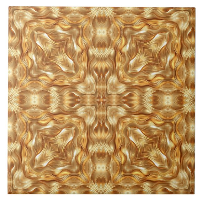 Lindo padrão abstrato dourado (Frente)