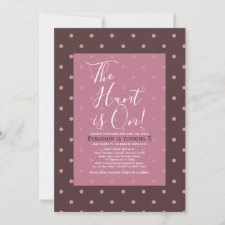 Lindo Padrão de Bolinhas Marrom e Rosa Boho