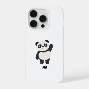 Lindo Panda Acenando "Oi" Estojo de Telefone de De