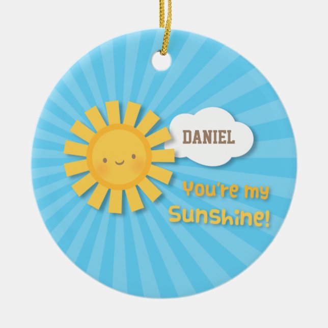 Lindo Pequeno Você é meu Enfeite do Sol (Frente)