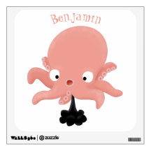 Lindo polvo bebê polvo cartoon humor