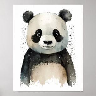 Lindo Poster do Panda Pendurado