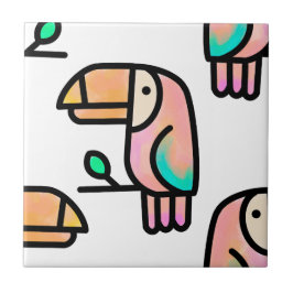 lindo presente de tucano tropical para crianças 