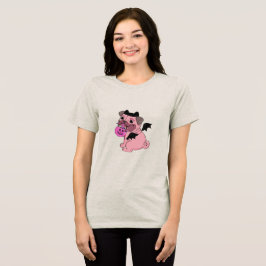 Lindo Pug Rosa em um Fantasia de Halloween Seguran