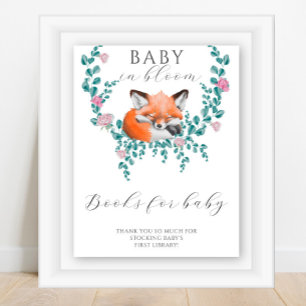 Lindo raposo dormindo - livros para poster de bebê