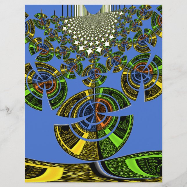 Lindo Vetor Étnico Tradicional Africano Azul (Frente)