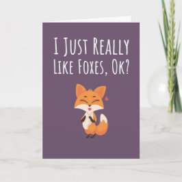 Lindos cartões de raposa rosa para meninas para cr