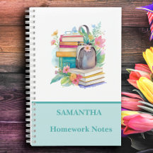 Lindos Livros Coloridos de Aquarela Flores Escola