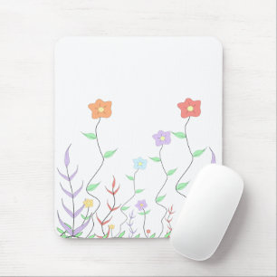 Lindos Mousepad de Flores Silvestres
