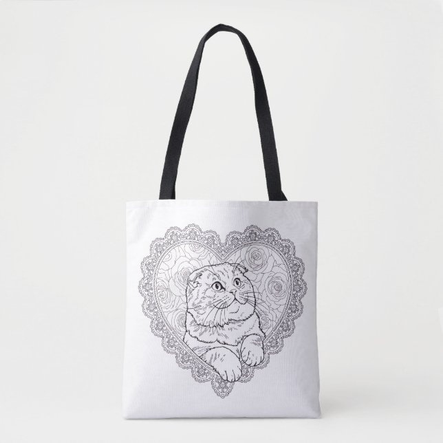 Line Art Ritual Collection tote bag  (Frente)