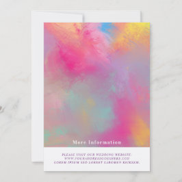 Linear Convites Mínimos de Paixão Pastel Pastell