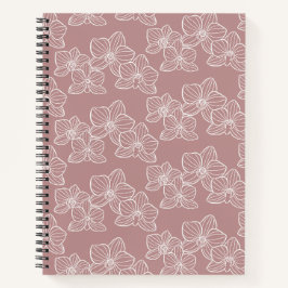 Linear Orchid | Elegant Botanical Dusty Pink