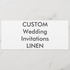 LINEN 100lb Convites para casamento de 9,25" x 4"