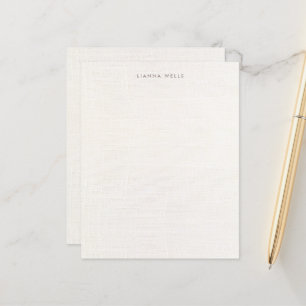 Linen Personalizado Mínimo Elegante (imagem)