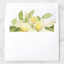Liner de Envelope Lemon Amalfi de Aquarela
