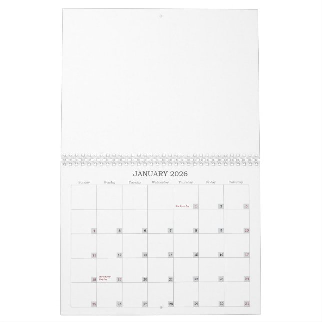 Lingerie dos namoradas - calendário (Jan 2026)