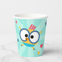 Lingokids Party Paper Cups com Billy