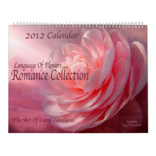 Língua das flores - calendário romance 2012