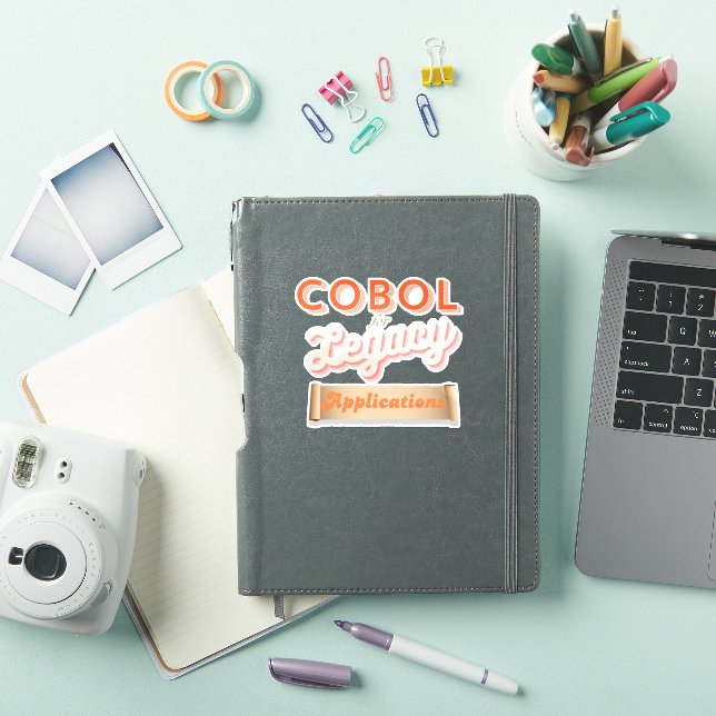 Linguagem de Programação Cobol Adesivo Legado (Capa para iPad)