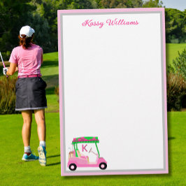 Linguagem Personalizada de Tema de Golfe Rosa Enca