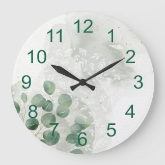 Lingueiro Rústico Desenho Doméstico Grande Relógio