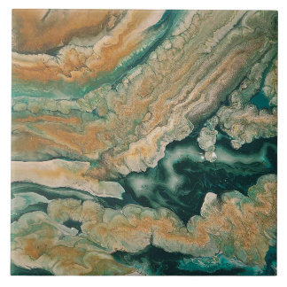 Linha costeira Acrílica para abstrato