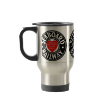 Linha de ar caneca Railway da costa da viagem ao