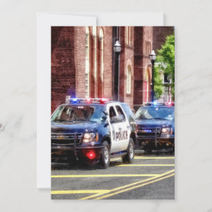 Linha de Carros de Polícia