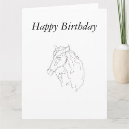 Linha de Cartão de Saudação de Aniversário Desenho