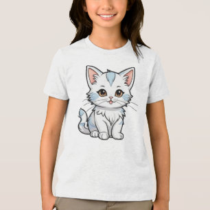 Linha de Cartoon de Gato Estilizado Design-52316