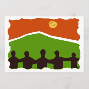 Linha de família convite da reunião