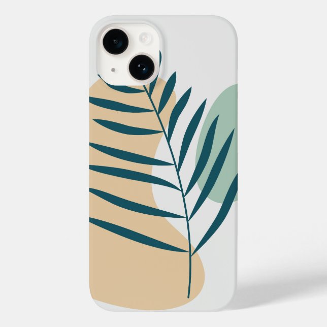 Linha de folhagem com forma de abstrato (Verso)