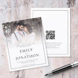 Linha de Foto do Orçamento Código QR Casamento Sal