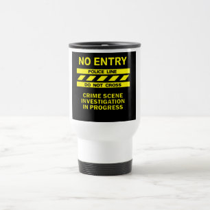 Linha de polícia caneca - escolha o estilo & a cor