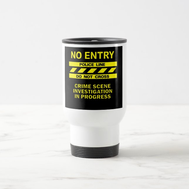 Linha de polícia caneca - escolha o estilo & a cor (Centro)